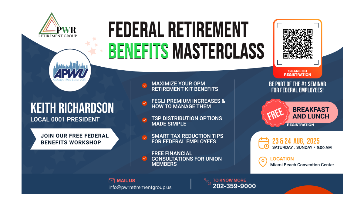 Hosted by PWR Retirement Group in partnership with APWU Chicago Area Local 0001